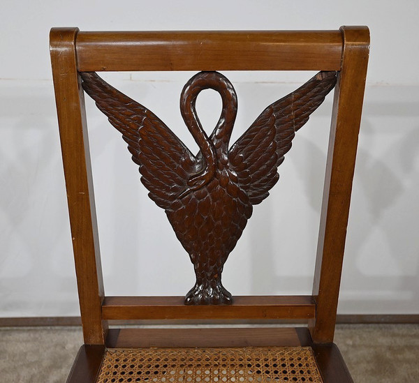 Paire de Chaises en Acajou, style Directoire – Fin XIXe