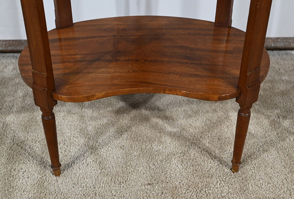 Petite Table Tambour en Acajou, style Louis XVI – 1ère moitié XXe