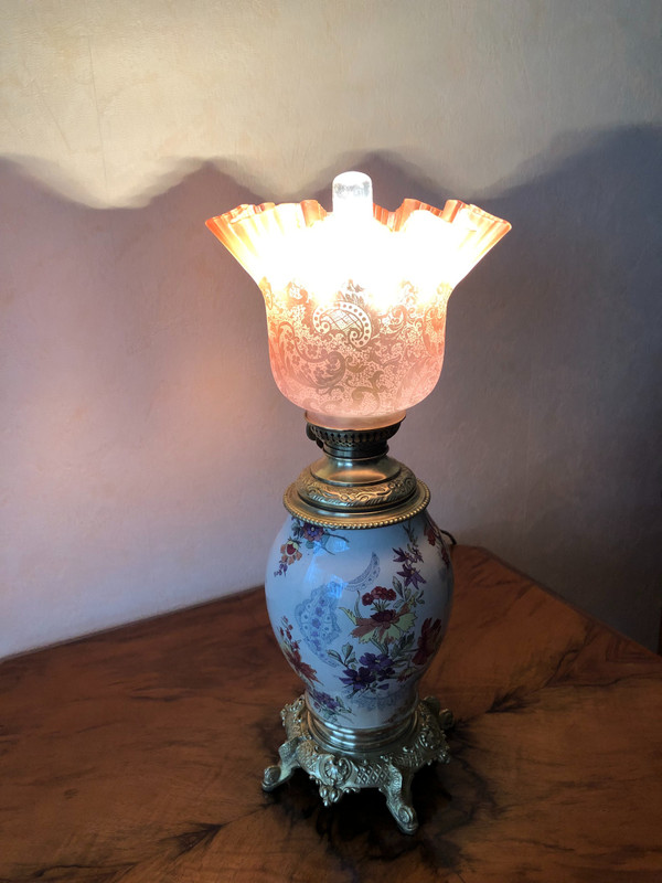 Oil lamp, Sareguemines earthenware
