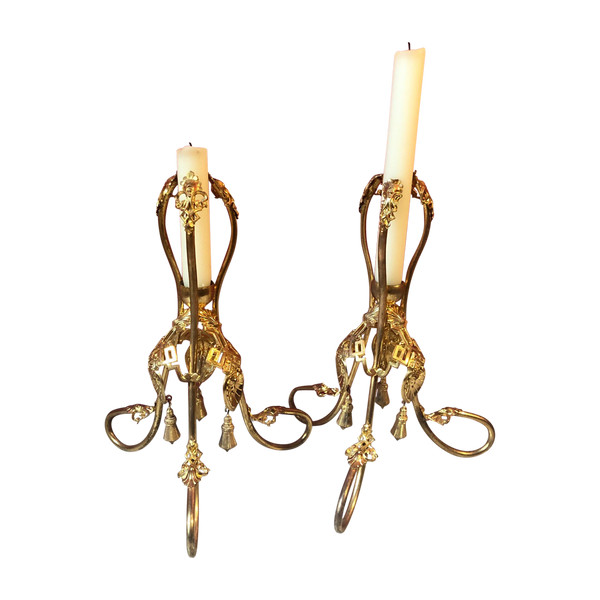 Candelieri con nappe, periodo Napoleone III