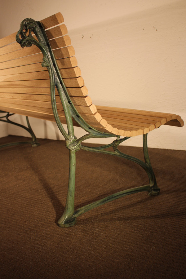 Jugendstil-Bank von Hector Guimard
