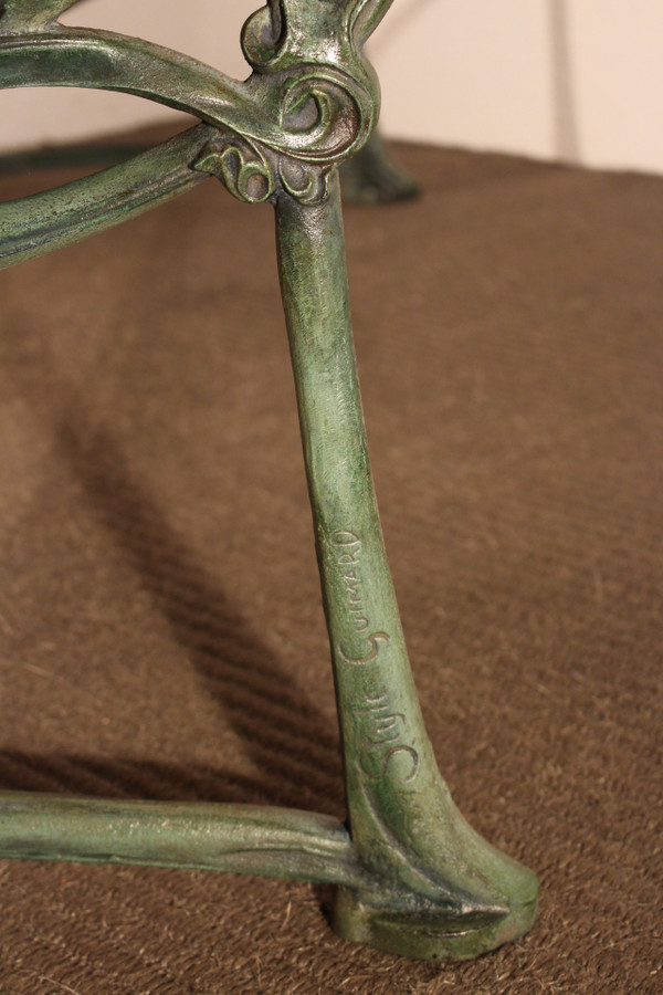 Jugendstil-Bank von Hector Guimard