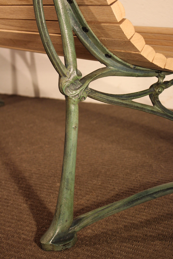Jugendstil-Bank von Hector Guimard