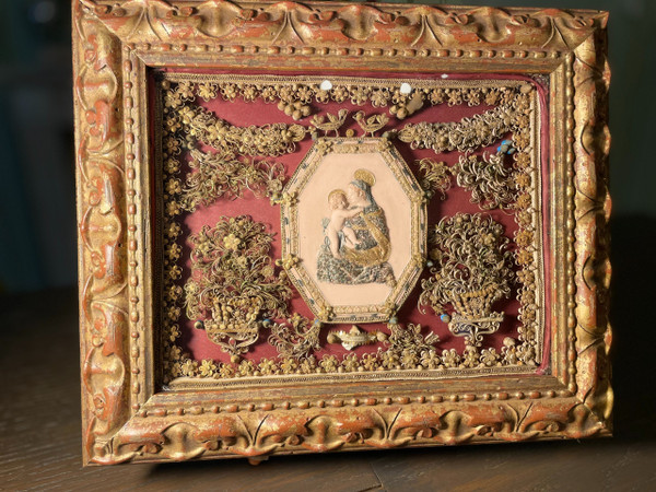 Reliquary painting of Saint Donat Martyr - 18th century