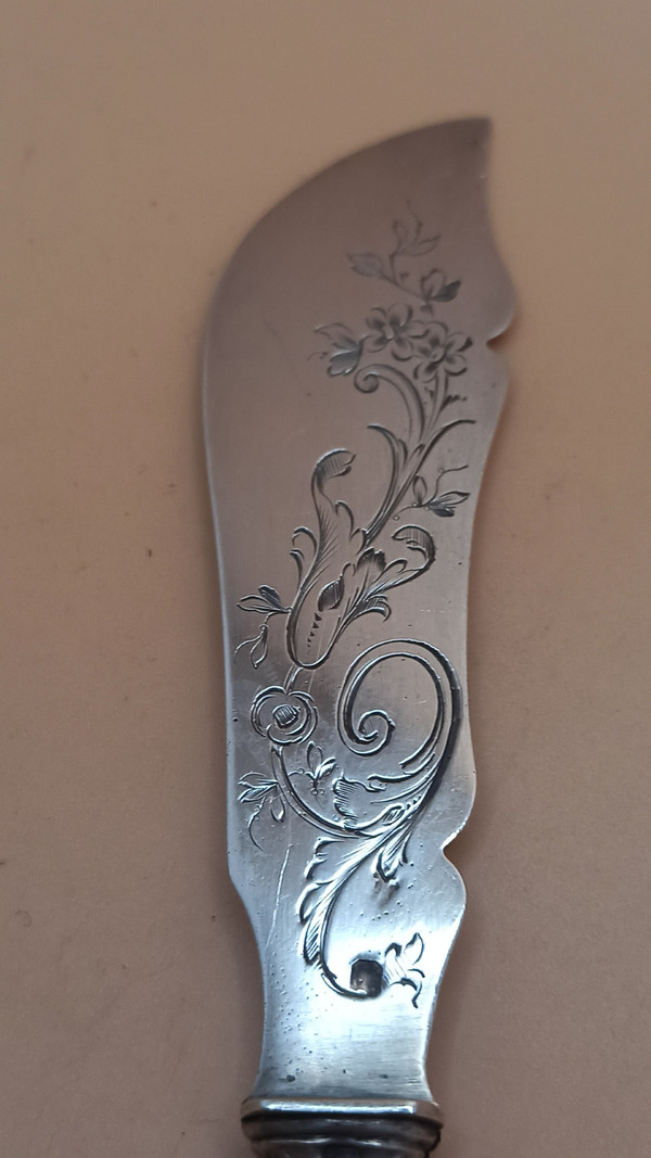 Solid silver pâté knife