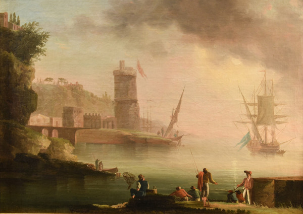 Vue De La Côte Méditerranéenne, Charles François De Marseille (Marseille 1700 - Berlin 1782)