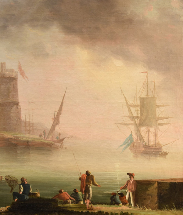 Vue De La Côte Méditerranéenne, Charles François De Marseille (Marseille 1700 - Berlin 1782)