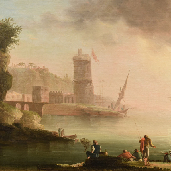 Vue De La Côte Méditerranéenne, Charles François De Marseille (Marseille 1700 - Berlin 1782)