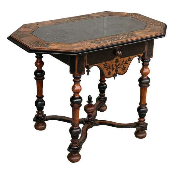 Table De Changeur Louis XIII En Noyer époque Début XVIIIème