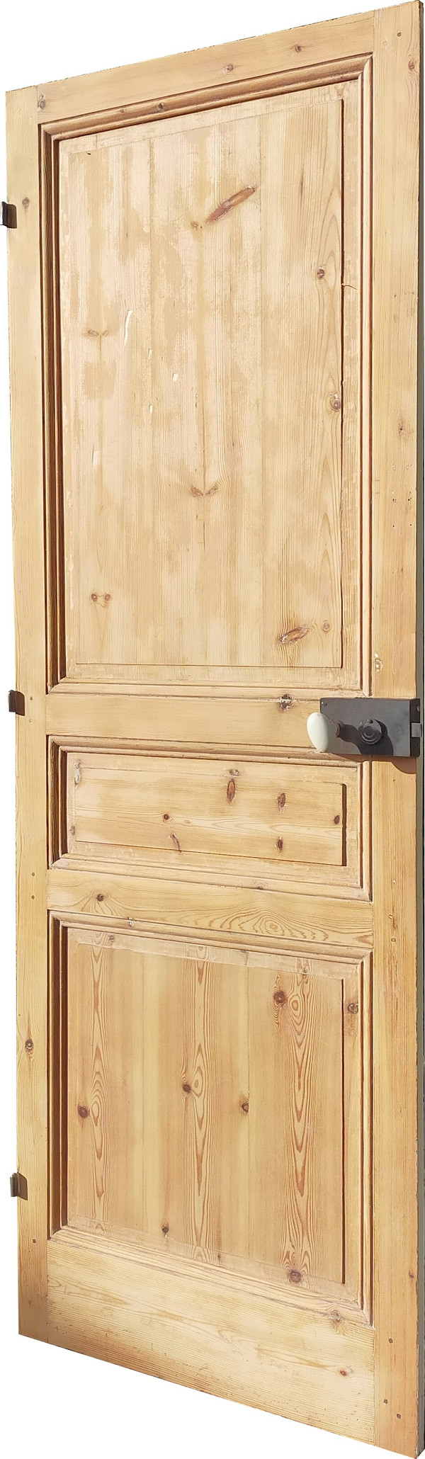 Porte antiche di charme del 1925 Bellissima modanatura rotonda in legno