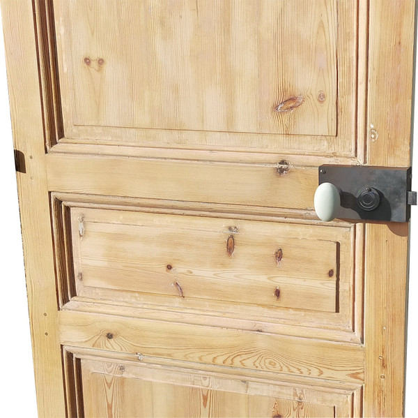 Porte antiche di charme del 1925 Bellissima modanatura rotonda in legno
