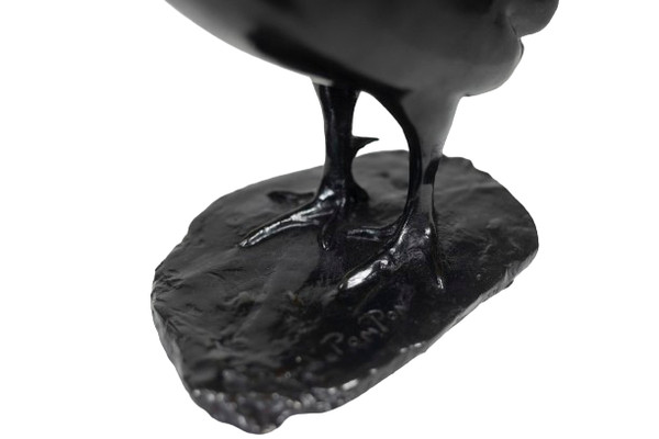 François Pompon. "Sleeping rooster", bronze, 2006 print.