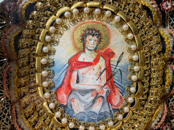 Le Roseau De Saint Prosper- Reliquary frame About 1800