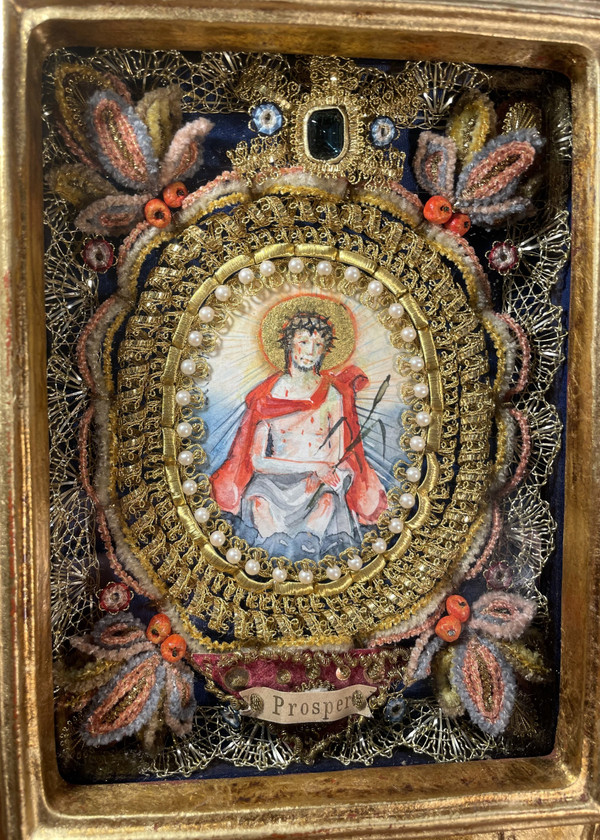 Le Roseau De Saint Prosper- Reliquary frame About 1800