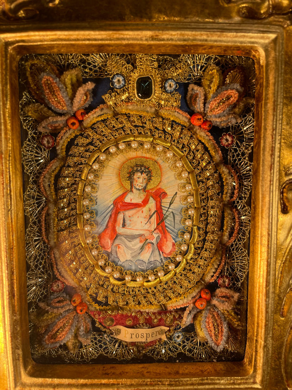 Le Roseau De Saint Prosper- Reliquary frame About 1800