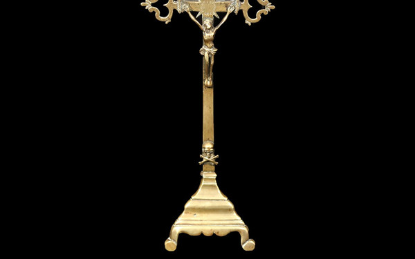 Crocifisso in bronzo del XVII secolo