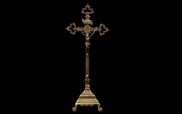 Crocifisso in bronzo del XVII secolo