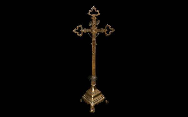 Crocifisso in bronzo del XVII secolo