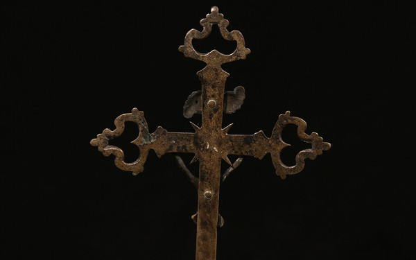 Crocifisso in bronzo del XVII secolo