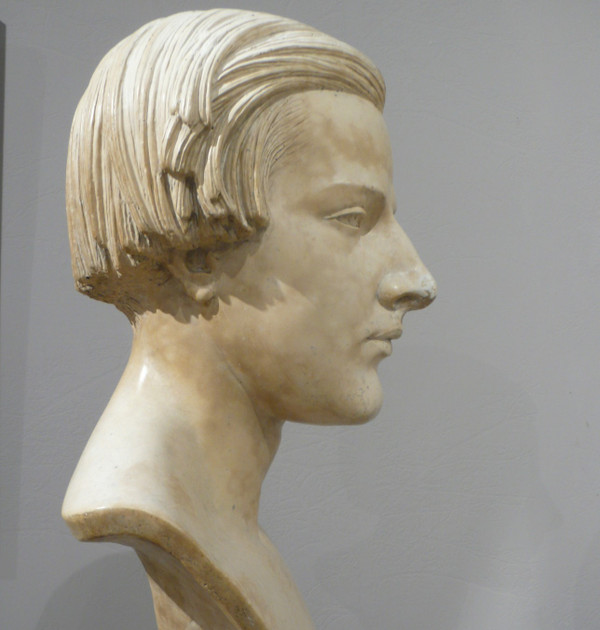 Rubinstein Par Hippolyte Ferrat  Buste En Plâtre 19ème