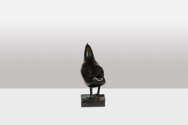 François Pompon. "Poule", bronzo, stampato nel 2006.