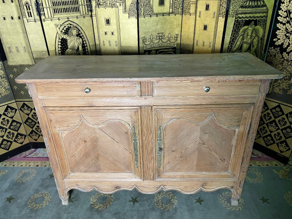 Buffet Bas Lorrain En Sapin 19eme