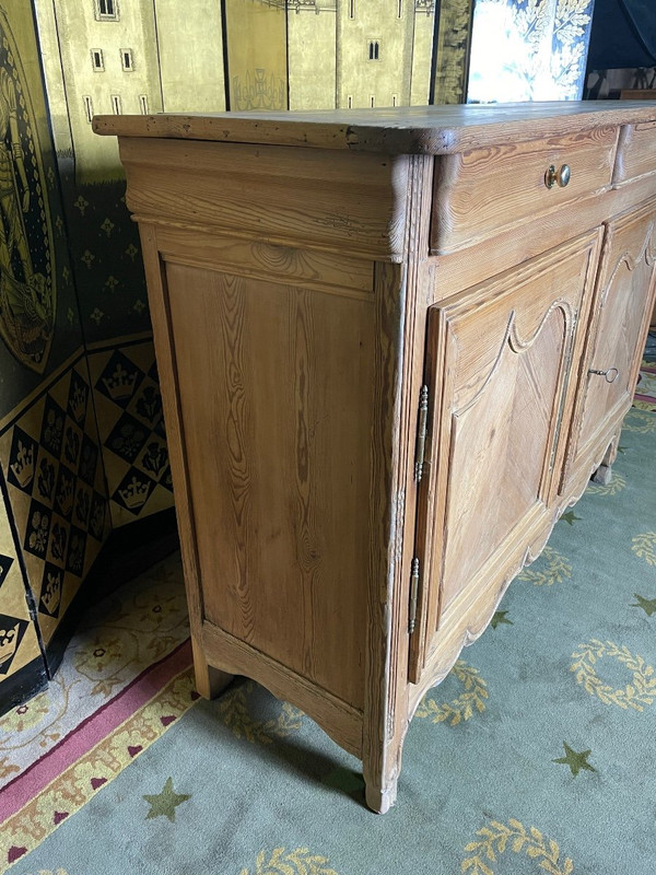 Buffet Bas Lorrain En Sapin 19eme