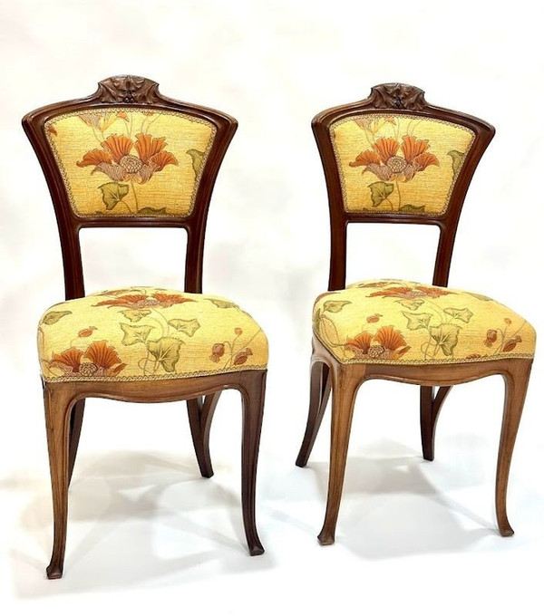 Ensemble de Salon Art Nouveau "Ginkgo Biloba"