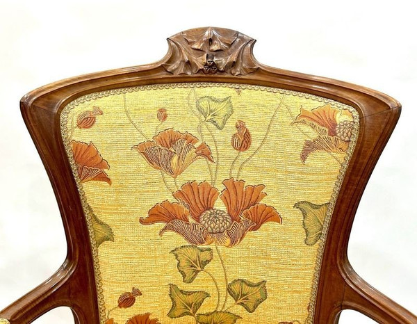 Ensemble de Salon Art Nouveau "Ginkgo Biloba"
