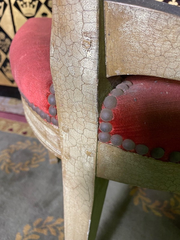 8 Louis XVI Style Chairs with bars