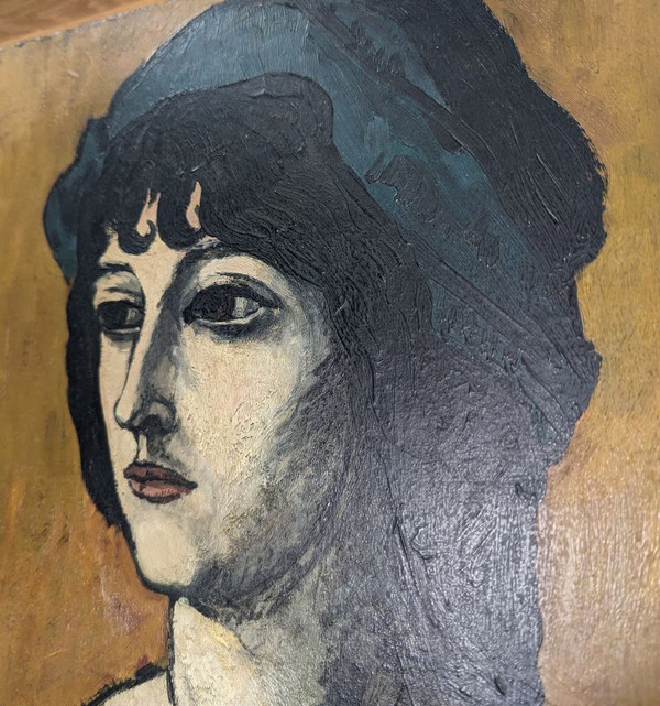 Ritratto di donna nuda (probabilmente Emilie Charmy) datato 1910 di Pierre Girieud