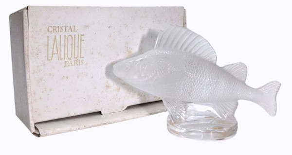 Milchglasstatuette Lalique ® France La Perche Automotive-Kühlerdeckel