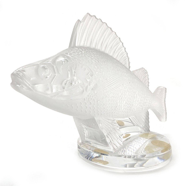 Milchglasstatuette Lalique ® France La Perche Automotive-Kühlerdeckel