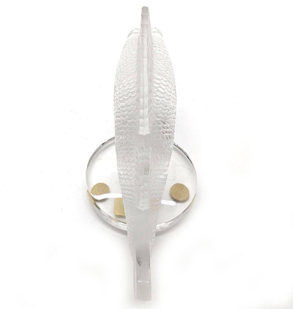 Milchglasstatuette Lalique ® France La Perche Automotive-Kühlerdeckel