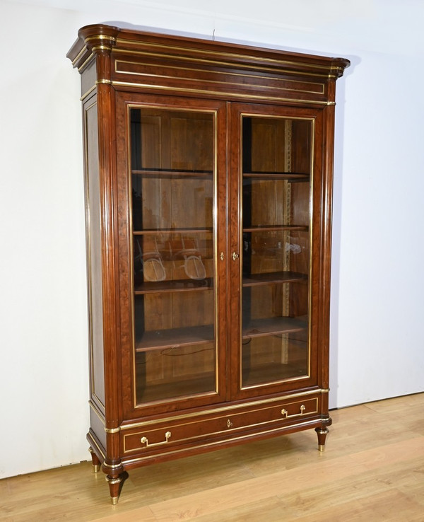 Grande Bibliothèque en Acajou, style Louis XVI – Milieu XIXe