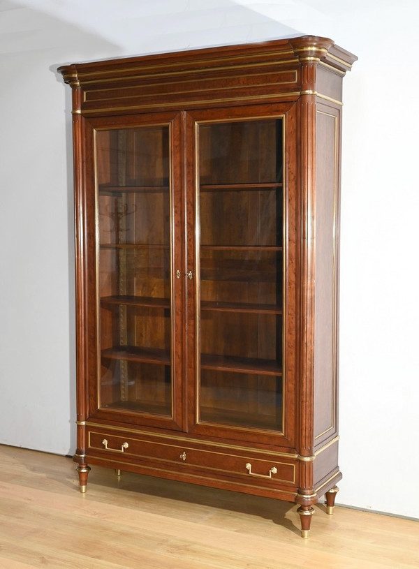 Grande Bibliothèque en Acajou, style Louis XVI – Milieu XIXe