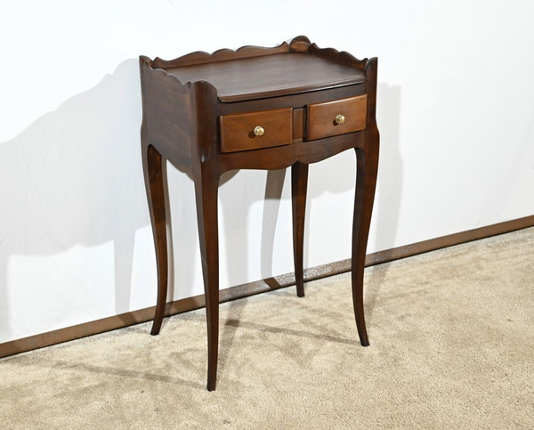 Petite Table de Salon en Noyer, style Louis XV – 1ère Partie XXe