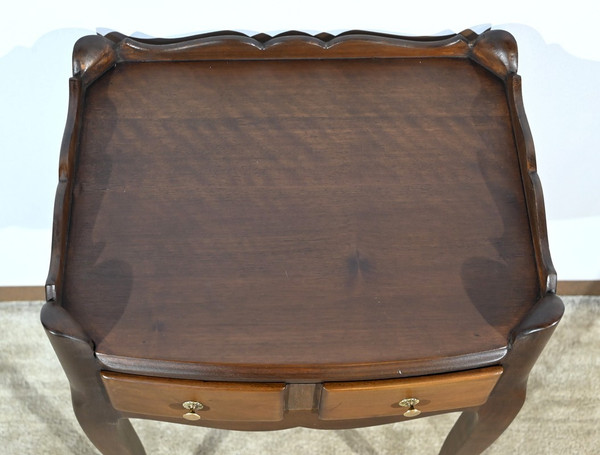 Petite Table de Salon en Noyer, style Louis XV – 1ère Partie XXe
