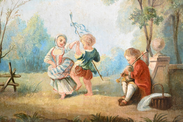 Important Trumeau en Bois Doré, époque Louis XVI – Fin XVIIIe
