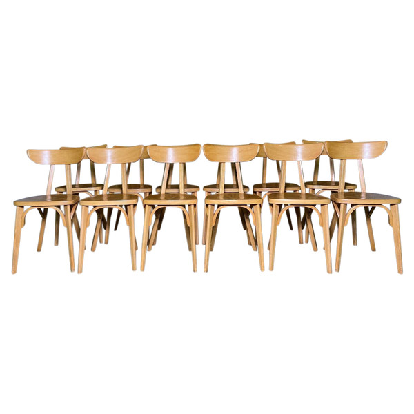 Suite Of 12 LUTERMA “banana” Bistro Chairs