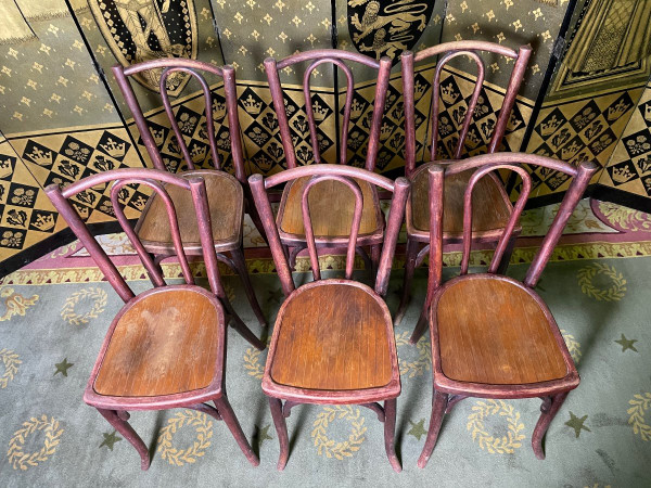 6 Chaises Bistrot Baumann