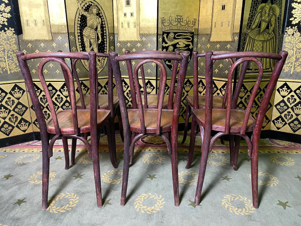 6 Chaises Bistrot Baumann
