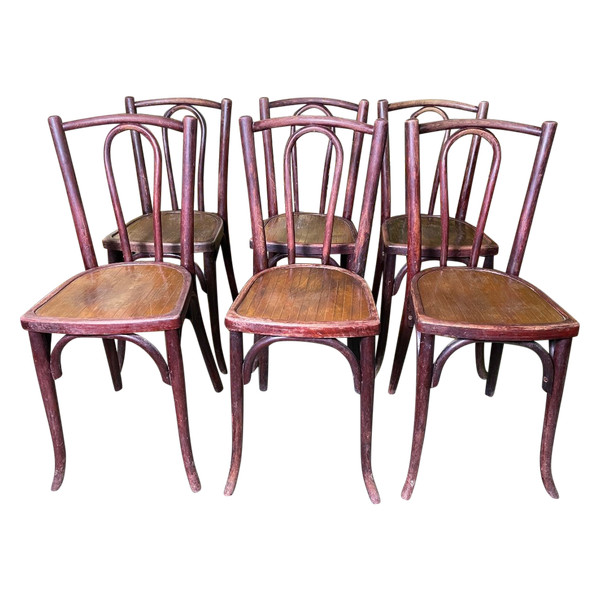 6 Chaises Bistrot Baumann