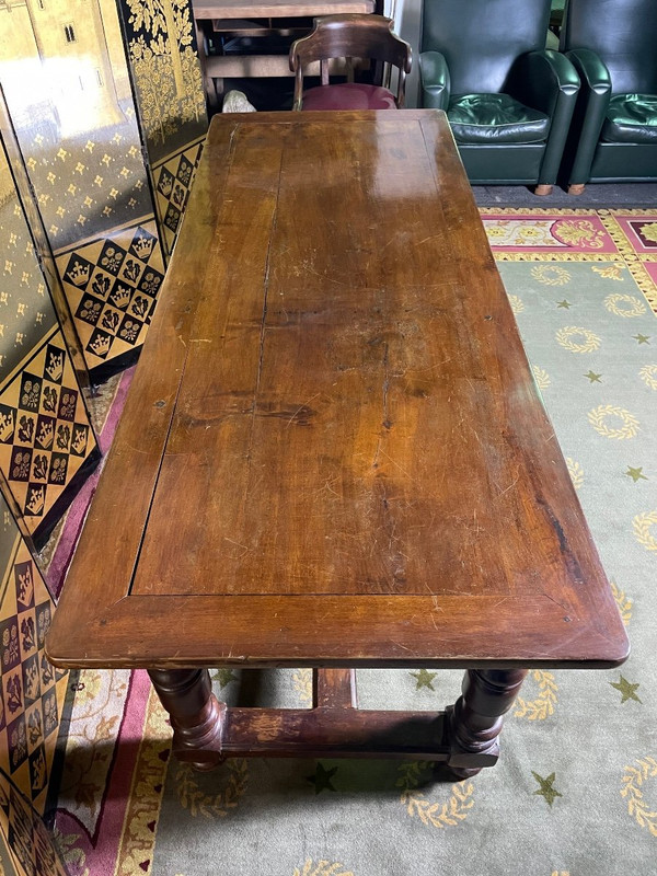Louis XIII Farm Table in Walnut 19th