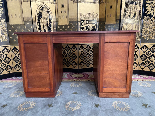 Scrivania Art Déco in mogano