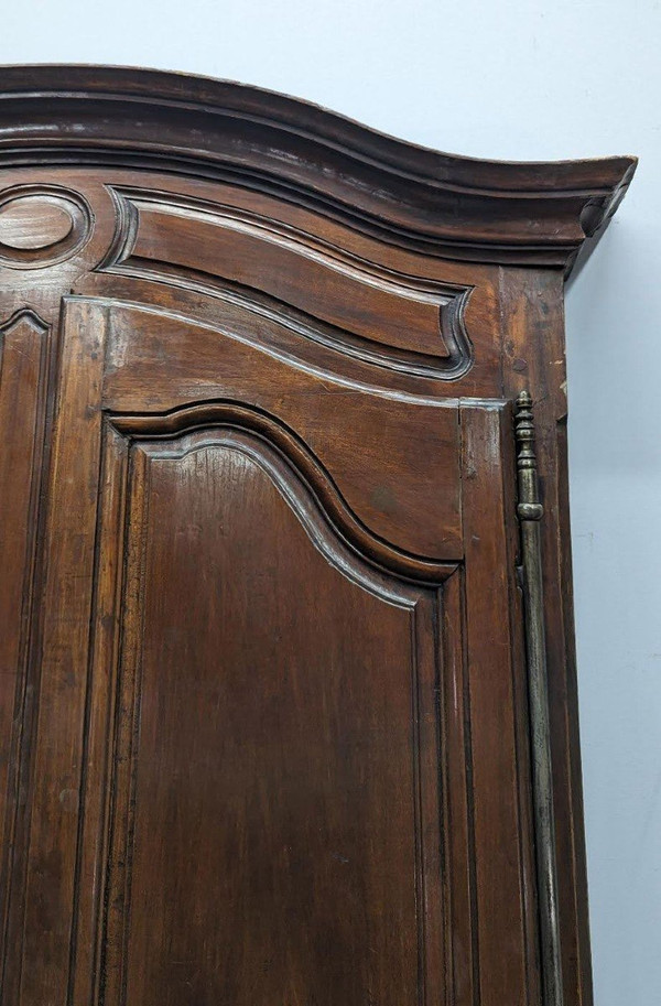 Louis XV Cupboard Facade, 18th Century In Walnut