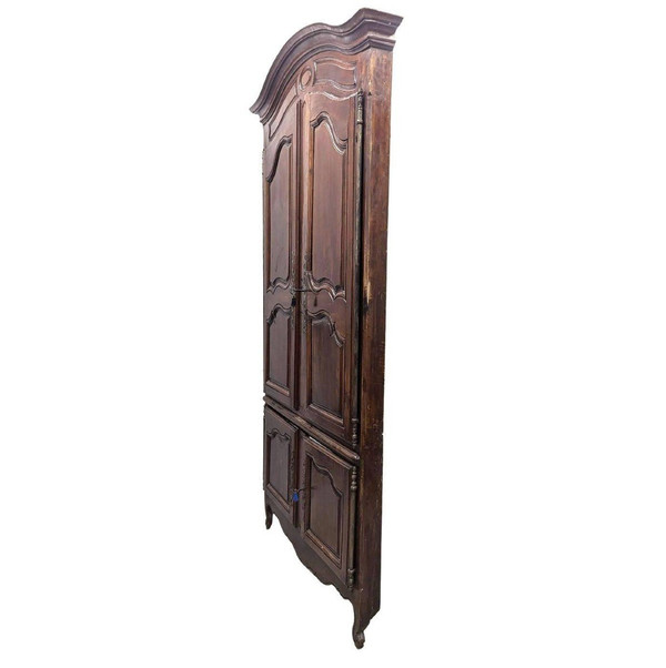 Louis XV Cupboard Facade, 18th Century In Walnut