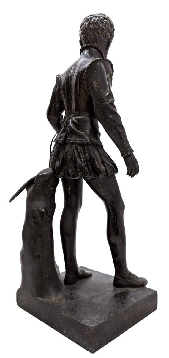 Enrico IV Bambino, Statua In Bronzo Secondo Un Modello Di Bosio Della Fine Del XIX Secolo