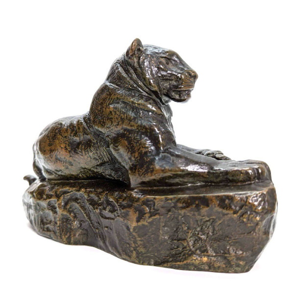 "La pantera dell'India n. 1" Antoine Louis Barye Fonte Barbedienne