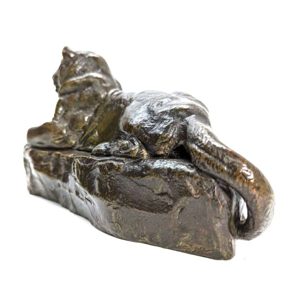"La pantera dell'India n. 1" Antoine Louis Barye Fonte Barbedienne